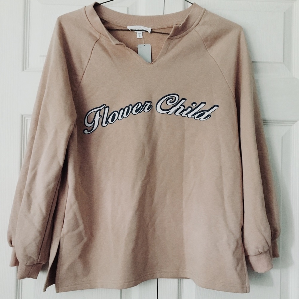 Flower child sweatshirt
